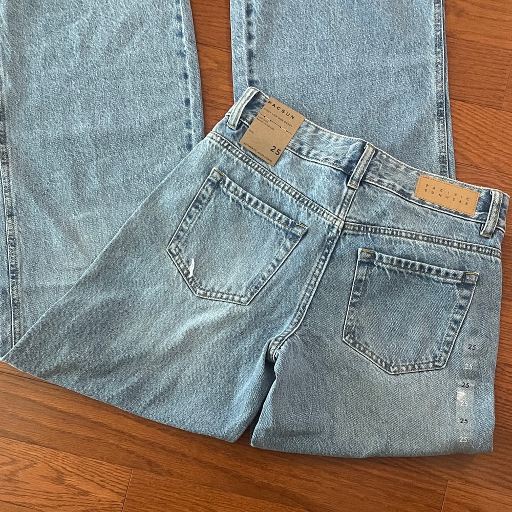PacSun Light Blue Flare & Wide Leg Jeans